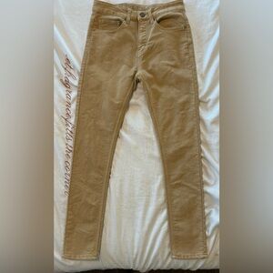 Vintage Genes Black Men's Beige Slim Fit Jeans Size W 28 L 30